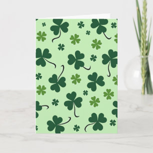Lucky Clovers Springtime Card