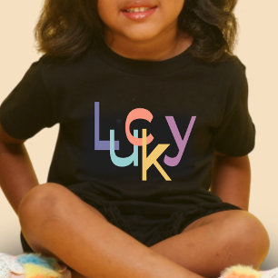 Lucky Colourful Baby T-Shirt DP7Art