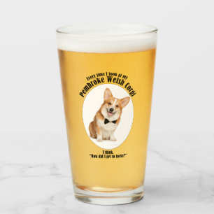 Lucky Corgi Glass