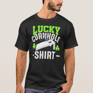 Lucky cornhole Cornhole Player T-Shirt