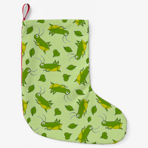 Lucky Cricket Pattern Small Christmas Stocking