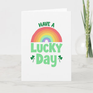 Lucky Day Rainbow Card