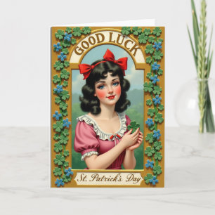 Lucky Day Vintage Portrait Card