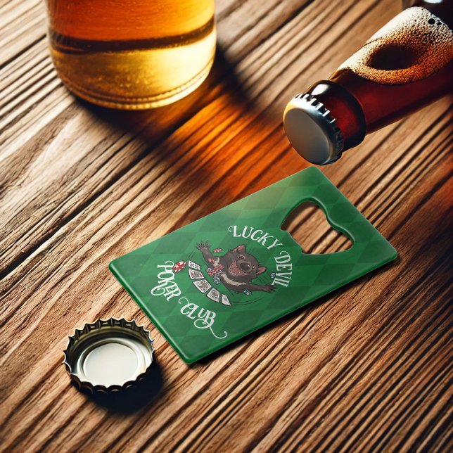 Lucky Devil Poker Club Funny Tasmanian Devil Art (Creator Uploaded)