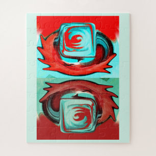 Lucky dice art jigsaw puzzle