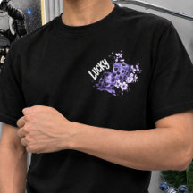 Lucky Dice Floral Graphic T-Shirt
