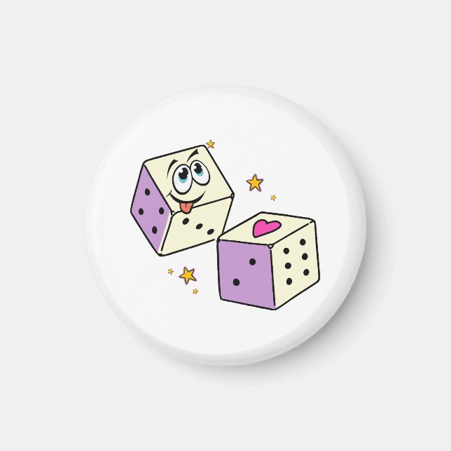 Lucky Dice Magnet (Front)