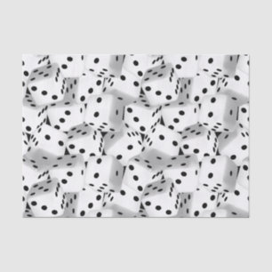Lucky dice tissue paper