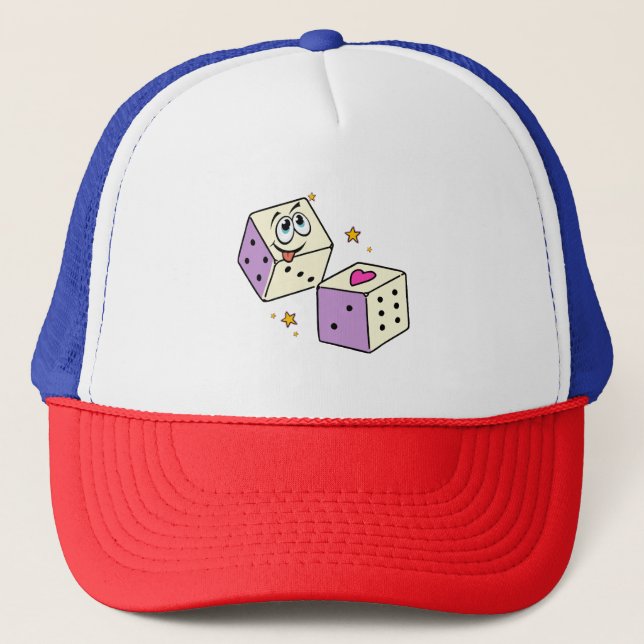 Lucky Dice Trucker Hat (Front)