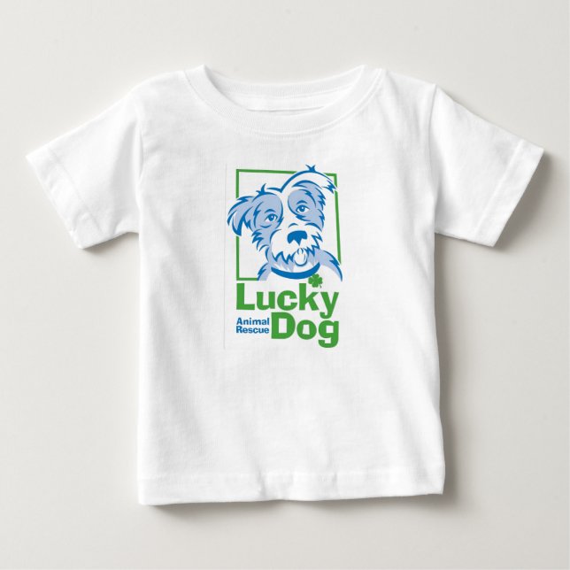 Lucky Dog Baby's T-shirt (Front)