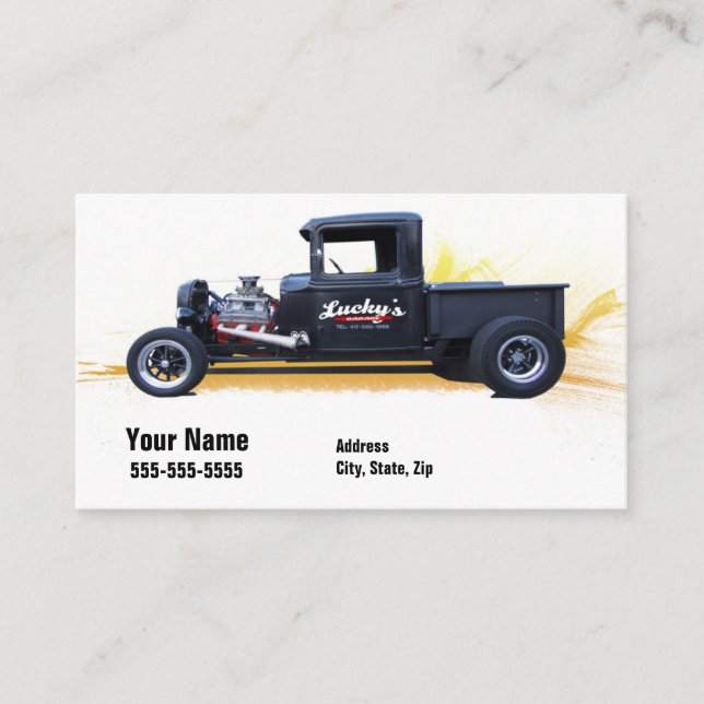 Lucky Dog Business Card (Front)