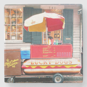 Lucky Dog’s, Lucky Dog’s Coaster, New Orleans, Stone Coaster