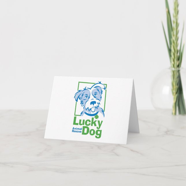 Lucky Dog Stationary Cards (Front)