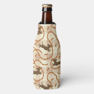 lucky dogs with sausages background bottle cooler