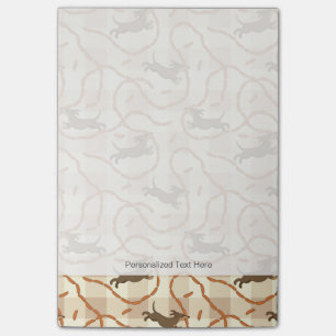 lucky dogs with sausages background post-it notes