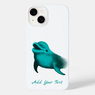 Lucky Dolphin - Add Your Text Case-Mate iPhone 14 Case