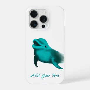 Lucky Dolphin - Add Your Text iPhone 15 Pro Case