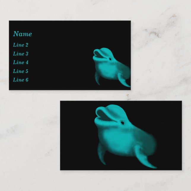 Lucky Dolphin Business Card (Front/Back)
