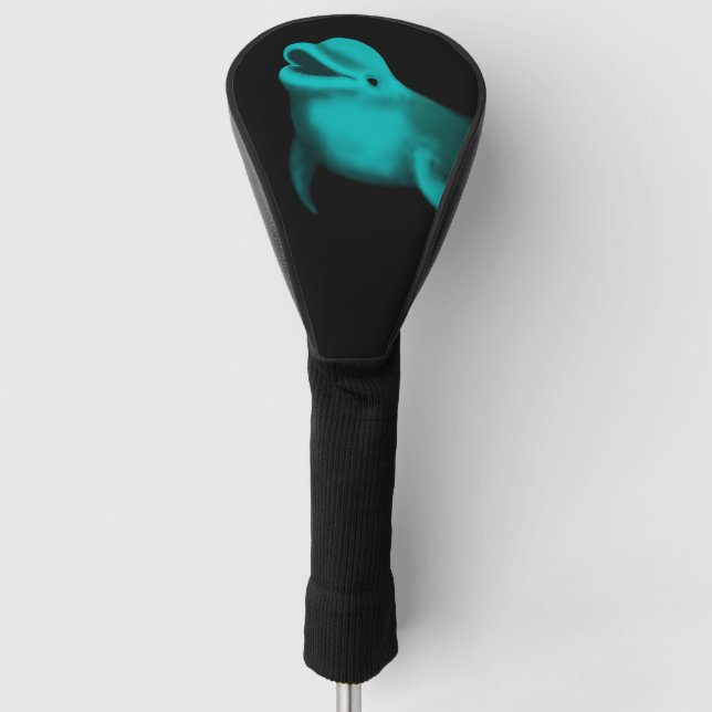 Lucky Dolphin Golf Head Cover (Front)