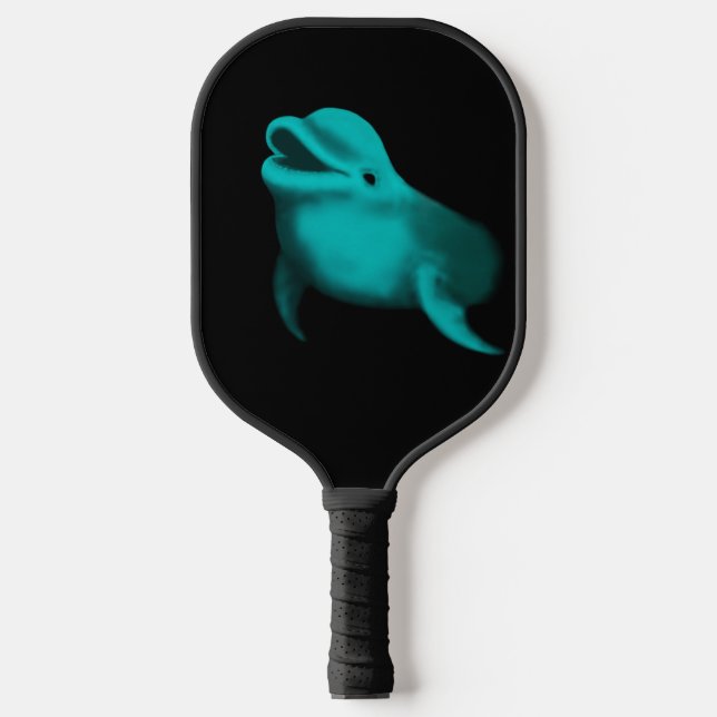Lucky Dolphin Pickleball Paddle (Front)