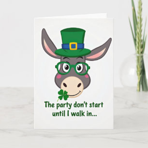 Lucky Donkey Party Card