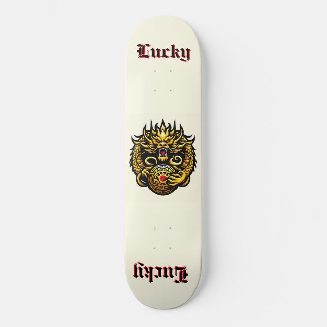 Lucky Dragon Ball Skateboard (Front)