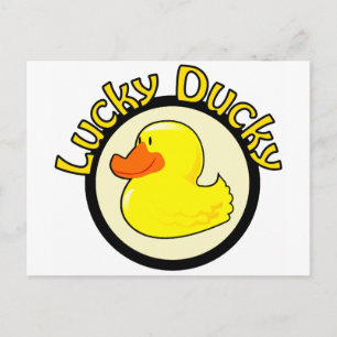 Lucky Ducky Postcard