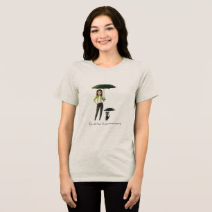 Lucky Duo – Inspired by Luck Movie Girl & Black Tri-Blend Shirt