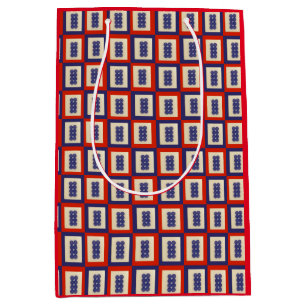 Lucky Eight Mahjong Tile. Medium Gift Bag