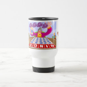 Lucky Elephant Bingo Travel Mug