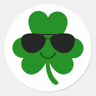 Lucky – Embrace the Luck of the Irish Classic Round Sticker