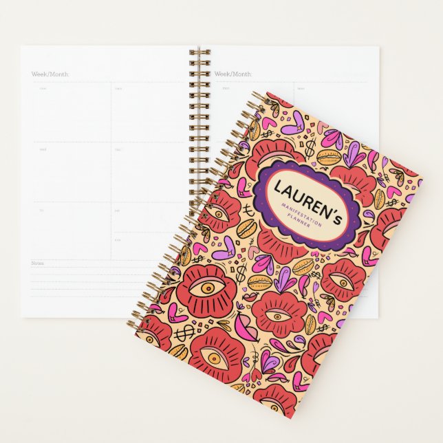Lucky Eye Floral Pattern Planner (Display)
