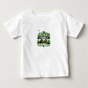 Lucky Family Squad Irish Shamrock St Patrick’s Day Baby T-Shirt