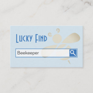 "Lucky Find" Beekeeper Business Cards