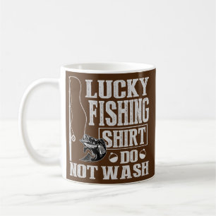 Lucky Fishing Do Not Wash Coffee Mug