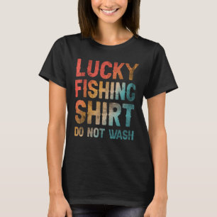 Lucky Fishing Do Not Wash Distressed T-Shirt