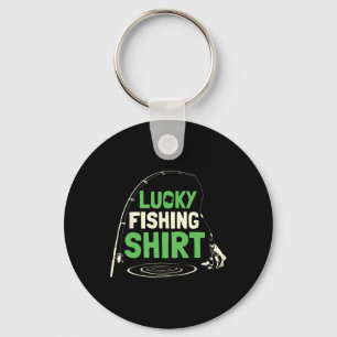 Lucky Fishing Rods Fisherman Funny Fishing Fish Gi Key Ring