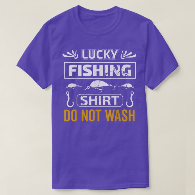 Lucky FishingDo Not Wash Trolling Spoon  T-Shirt (Design Front)