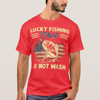 Lucky FishingDo Not Wash Usa Flag Tuna Fishing 235 T-Shirt