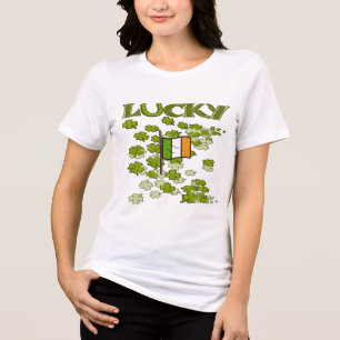 Lucky Flag Tri-Blend Shirt