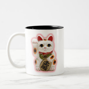Lucky Fortune Cat Coffee Mug