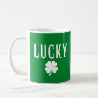 Lucky Four Leaf Clover Both Side St Patrick's