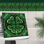 Lucky Four-leaf clover luxury  Tile<br><div class="desc">Lucky Four-leaf clover luxury</div>