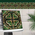 Lucky Four-leaf clover luxury  Tile<br><div class="desc">Lucky Four-leaf clover luxury</div>