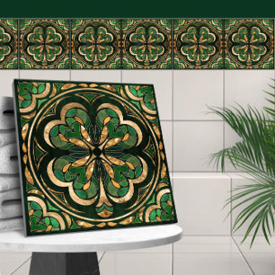 Lucky Four-leaf clover luxury  Tile