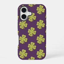 Lucky Four-Leaf Clover Pattern