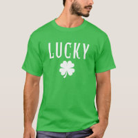 Lucky Four Leaf Clover St Patrick's Day T-Shirt