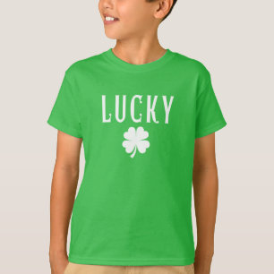 Lucky Four Leaf Clover St Patrick's Day T-Shirt