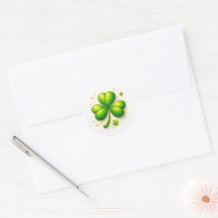 Lucky Four Leaf Clover Sticker – Cute Good Luck