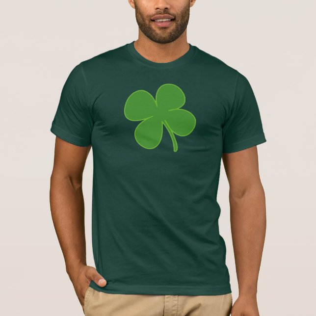 Lucky Four-Leaf Clover T-shirt (Front)